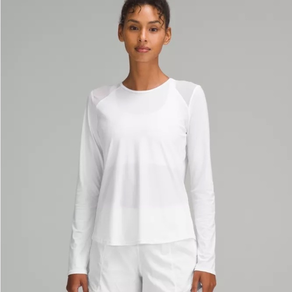 Lululemon Sculpt‎ Long Sleeve Shirt-PTP-18"